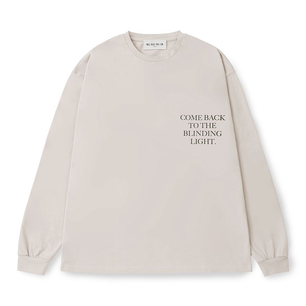ロゴスリーブカットソー - LONG SLEEVE TATTOO TEE USED IVORY