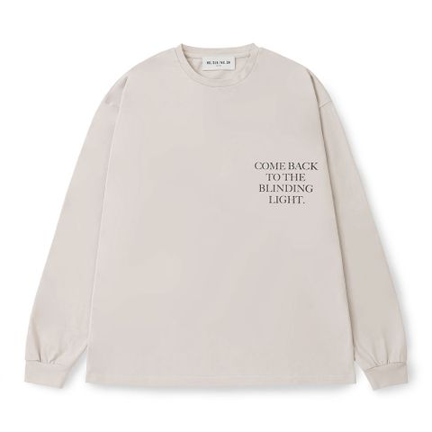 ロゴスリーブカットソー - LONG SLEEVE TATTOO TEE USED IVORY