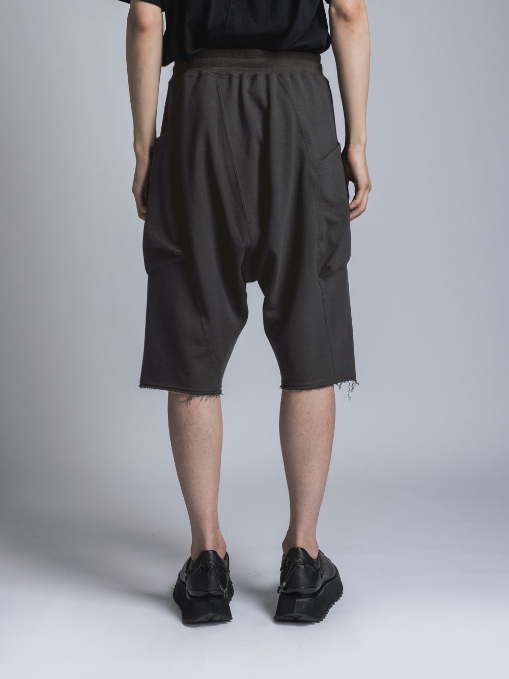 スウェットショーツ -  B/GREY
