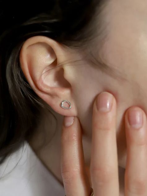 【両耳用】デューピアス SV シルバー シンプル デザイン ユニセックス アクセサリー