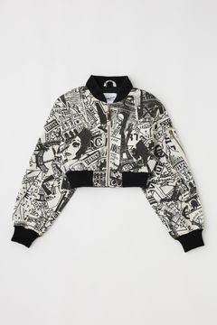 クロップドボンバージャケット | VQ PARIS SYNDROME AVIATOR JK