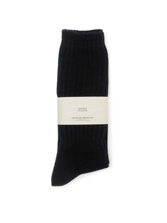 ロング丈ソックス "2足セット" -  2P LONG SOCKS - BLACK