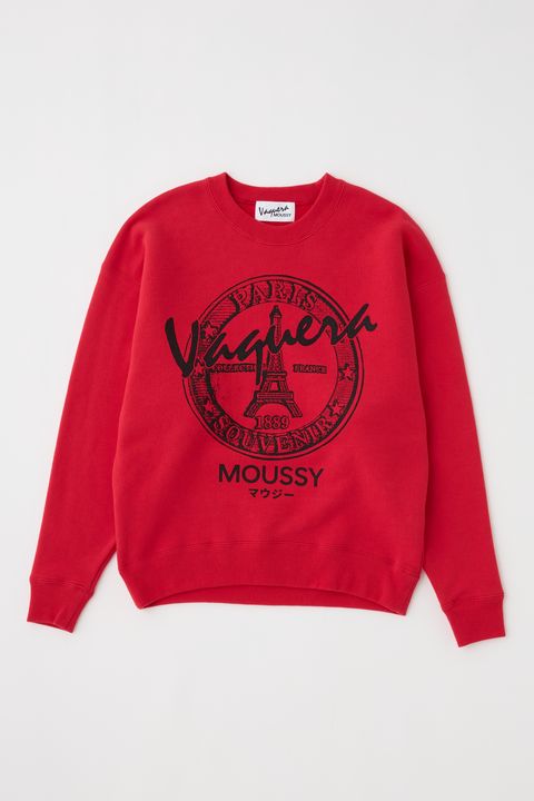 オーバーサイズ スウェット | VQ OVERSIZED SWEATSHIRT （RED)