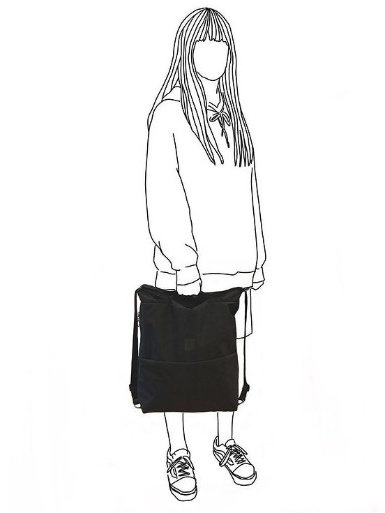4WAY バッグ M - BLACK