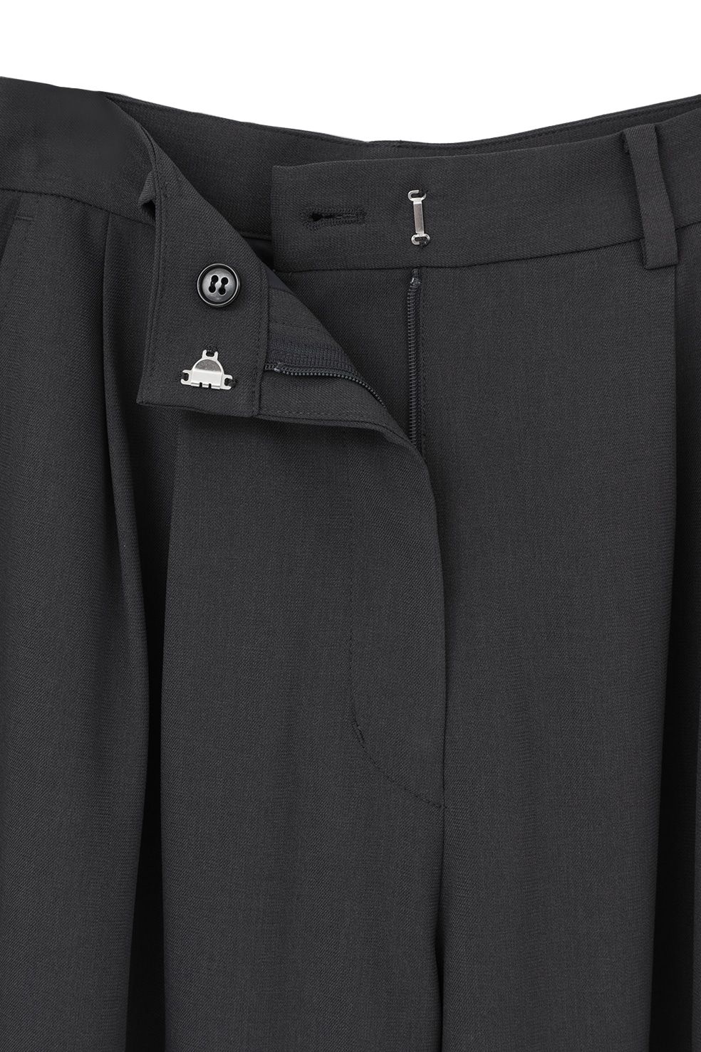 【26AW】ベーシックタックパンツ - BASIC TUCK PANTS (GREY)