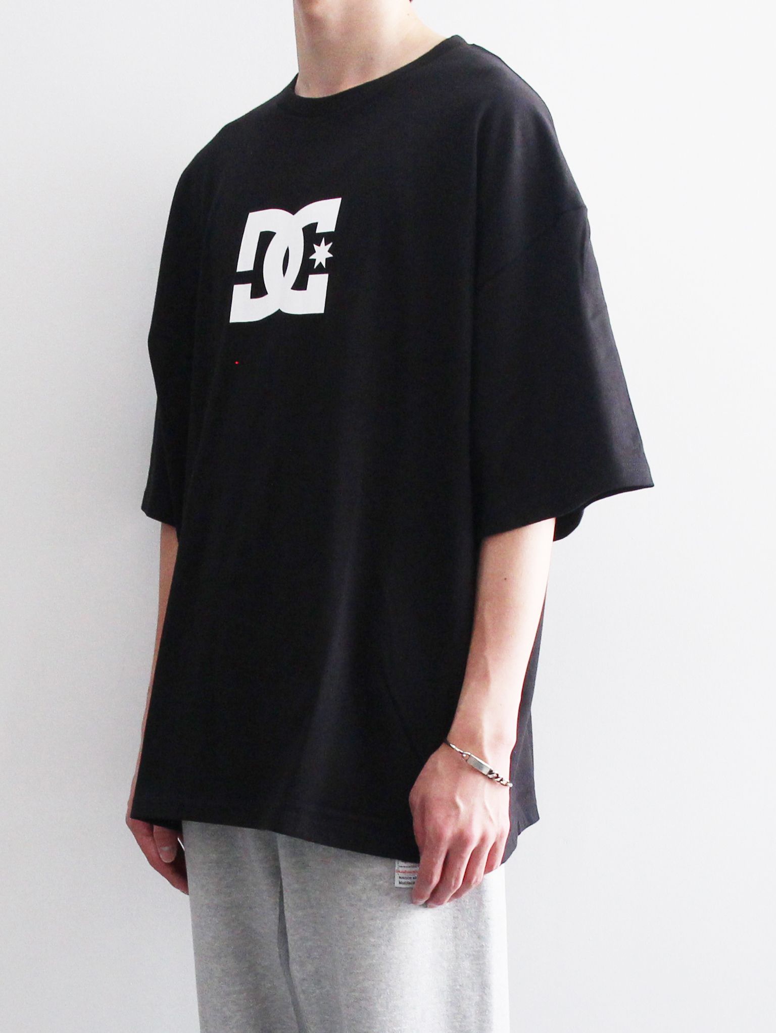SHORT SLEEVE WIDE TEE COLLAB WITH DC SHOES JOKER - BLACK