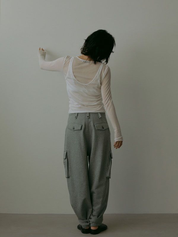 シアーテレコレイヤードロンTee - WHITE