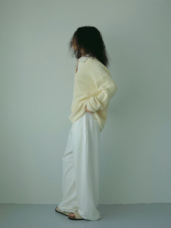 ラガーシャツニットプルオーバー - OFFWHITE