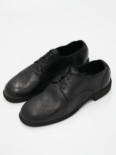 【992x】 ダービーシューズ / ホースレザー - HORSE FULL GRAIN CLASSIC DERBY (BLACK)