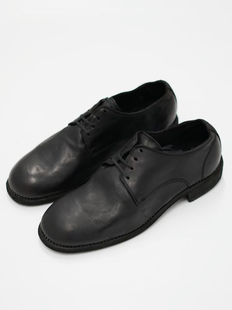 【992x】 ダービーシューズ / ホースレザー - HORSE FULL GRAIN CLASSIC DERBY (BLACK)