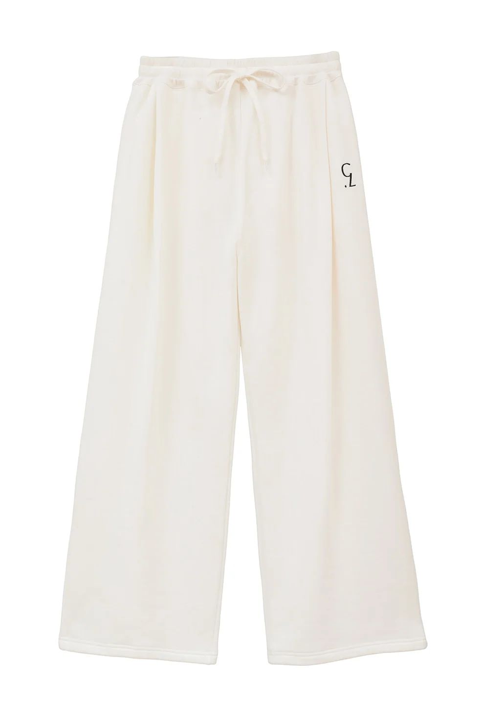 【3色展開】 ロゴスウェットワイドパンツ - LOGO SWEAT TUCK WIDE PANTS