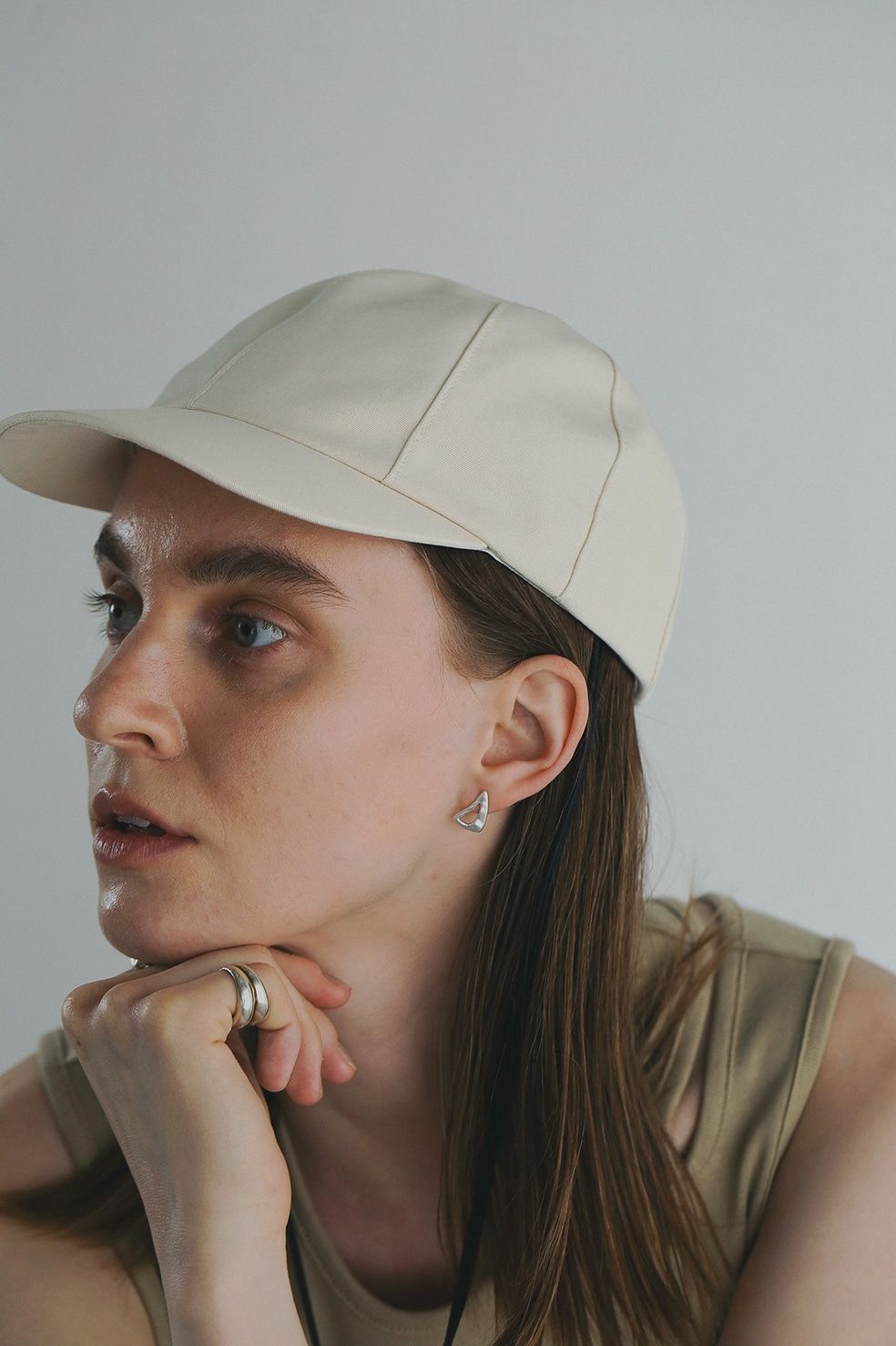 カシラコラボキャップ｜CA4LA×MANOF RING CHARM CAP - IVORY