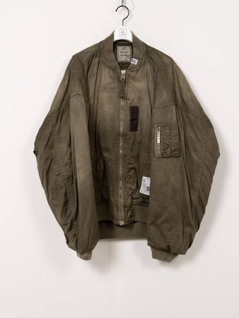フライトジャケット - AGED FLIGHT JACKET (KHAKI)