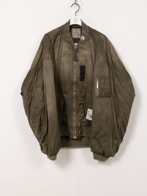 フライトジャケット - AGED FLIGHT JACKET (KHAKI)