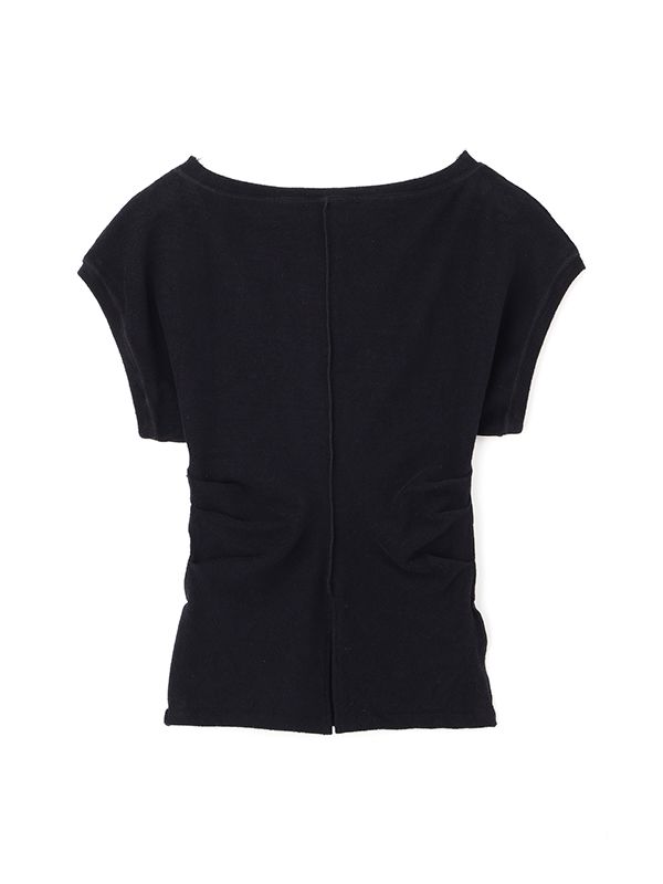 パイルデザインプルオーバー(BLACK)