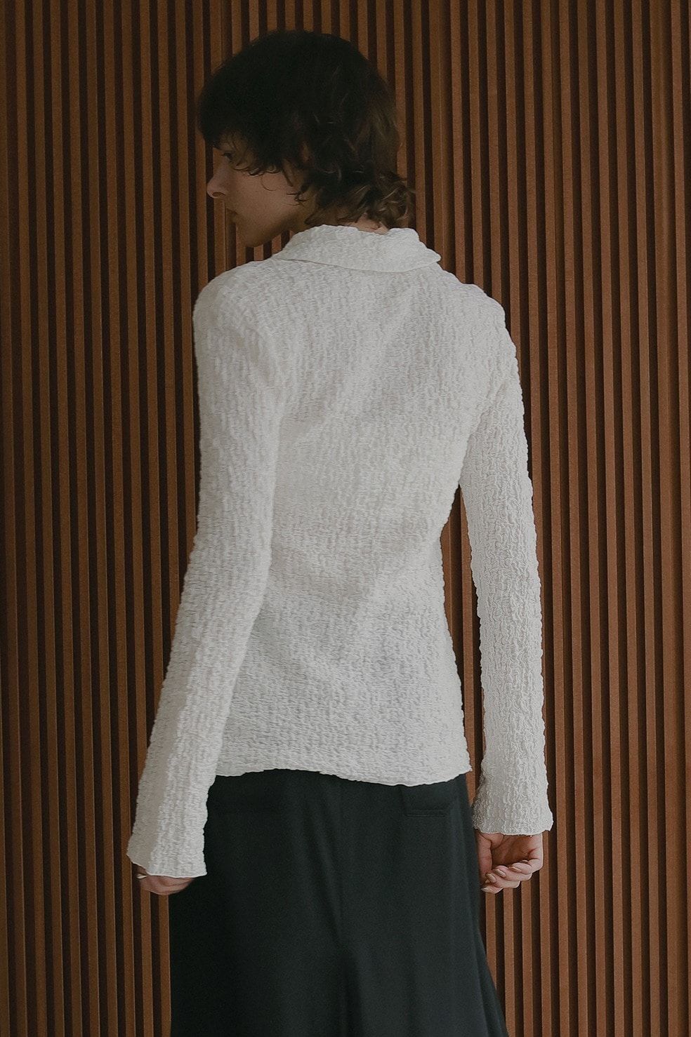 レースシャツトップス | LACE SHIRTS TOPS (WHITE)