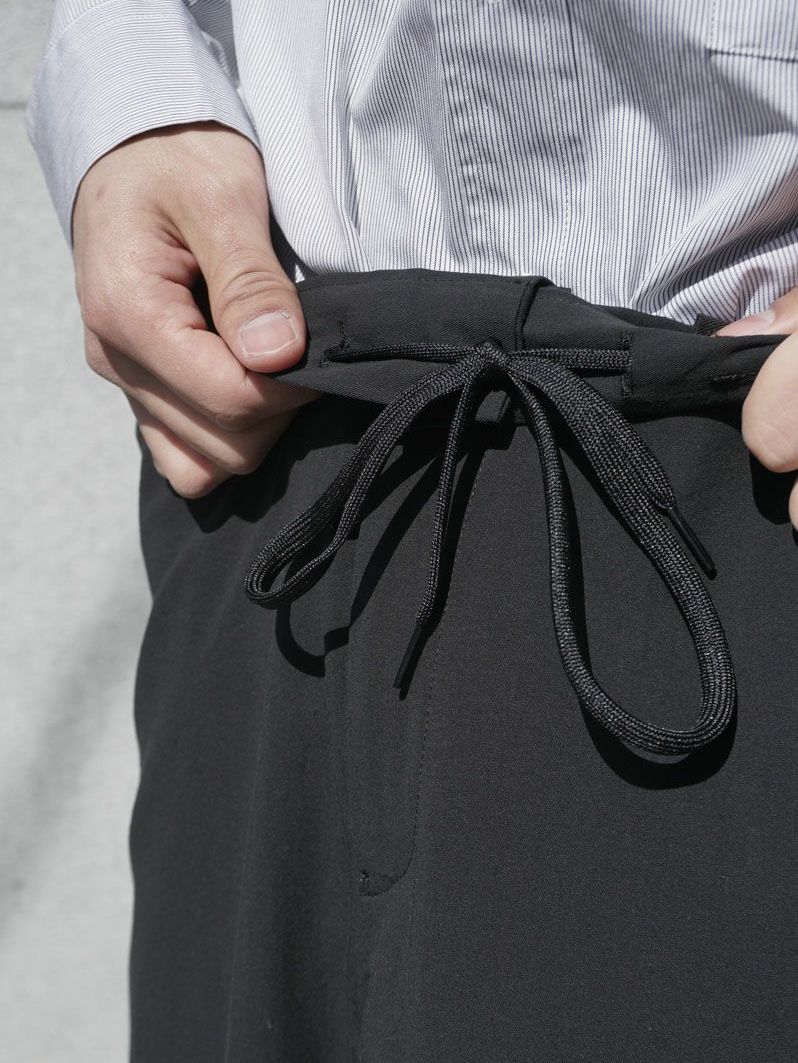 ハイツイストコットンイージーパンツ - HIGH TWIST COTTON EASY SLACKS