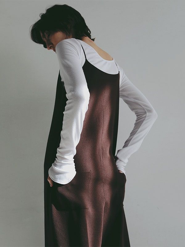 バトーネックカットプルオーバー- WHITE