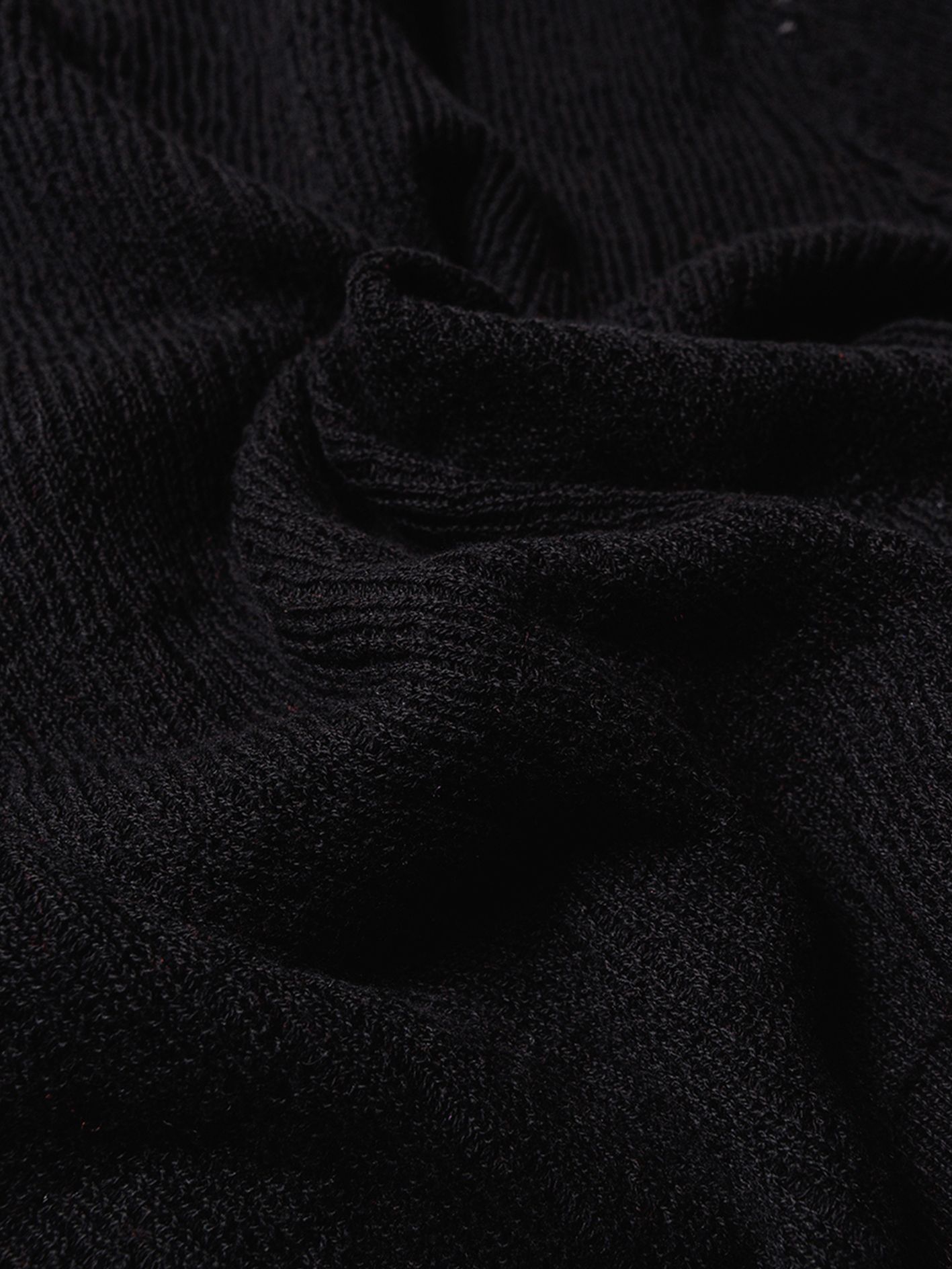 コットン カシミヤ カーディガン - cotton/cashmere cardigan - VI-3656-07 - A-BLACK