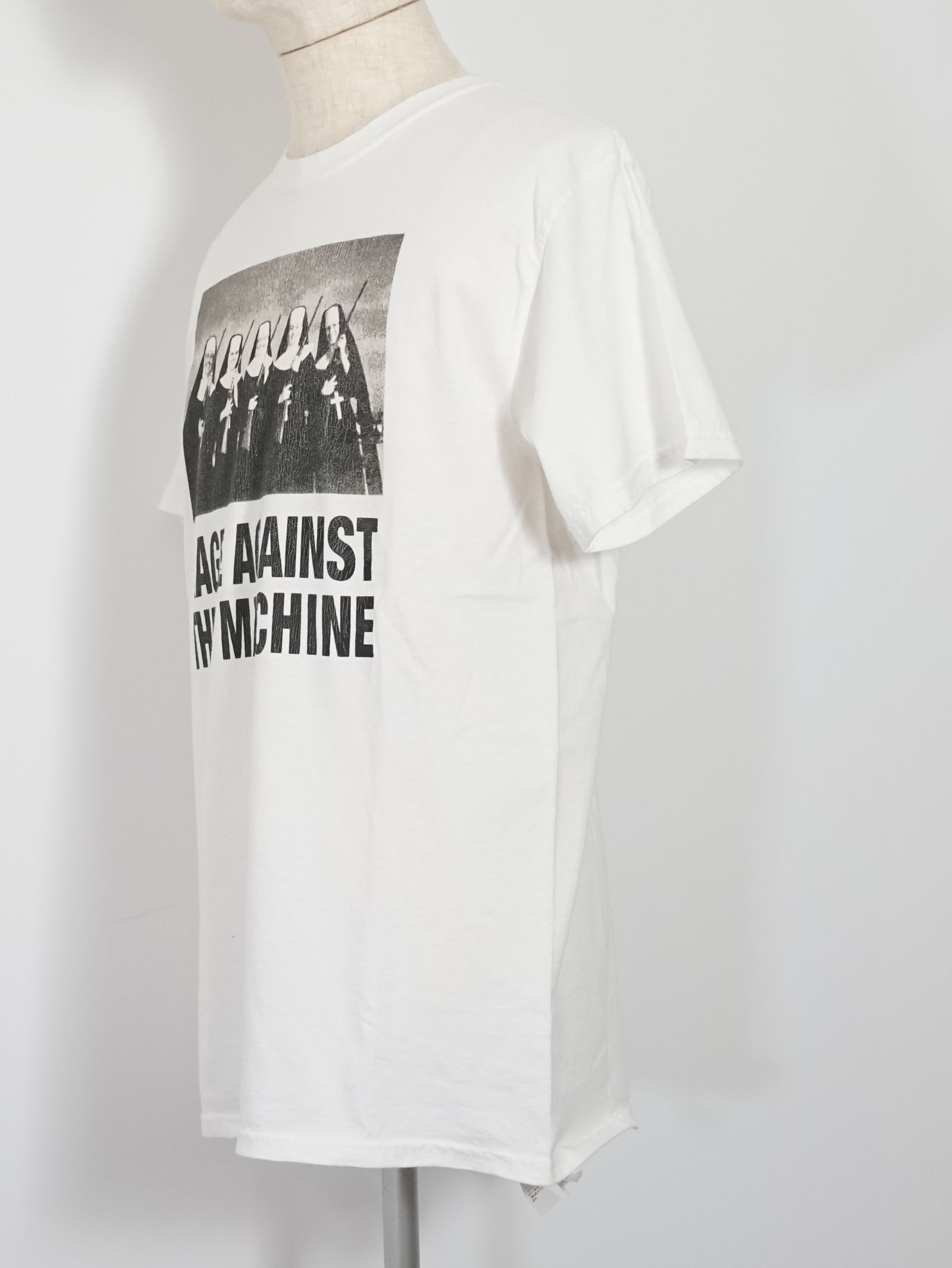 RATM コラボTシャツ - RATM L/S NUS WITH GUNS 1997 - WHITE