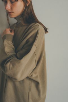 ワイドスウェット - FRUIT OF THE LOOM ×CLANE WIDE SWEAT TOPS BEIGE