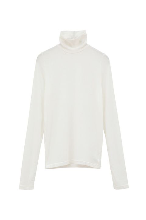 コンフォータブル タートル トップス - COMFORTABLE TURTLE TOPS (WHITE)