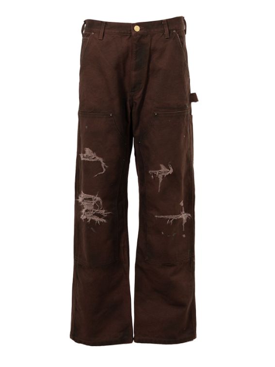 ボロペインターパンツ - BORO PAINTER PANTS -BROWN