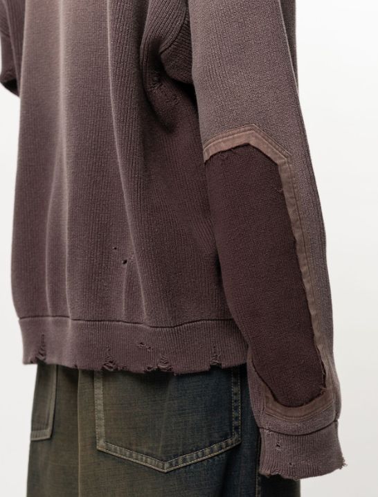 サン フェイデッド ライク ニット セーター - Sun Faded Like Knit Sweater (BLACK)