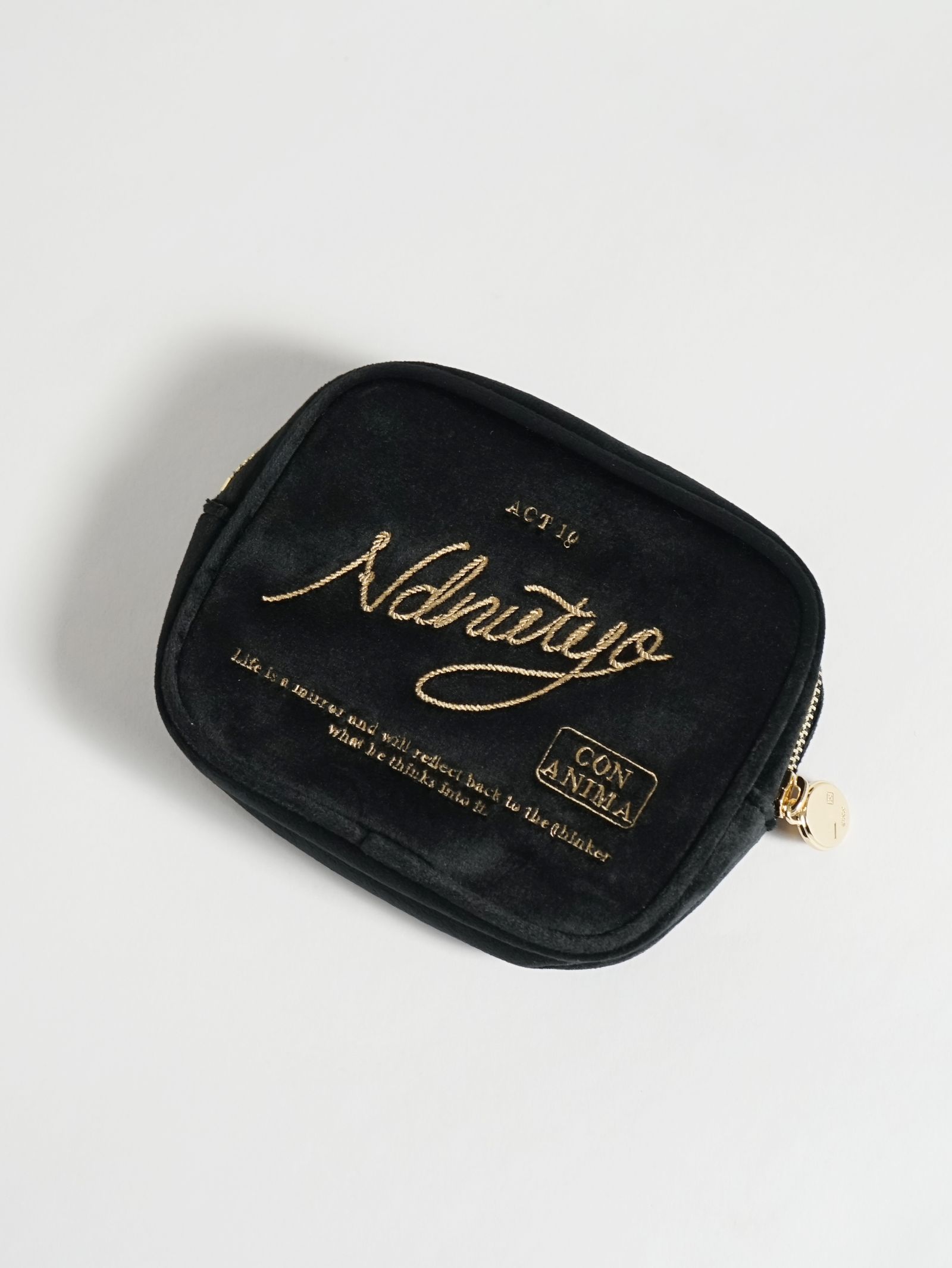 NIL DUE / NIL UN TOKYO - マルチポーチ - VELOUR MULTI POUCH / BLACK 