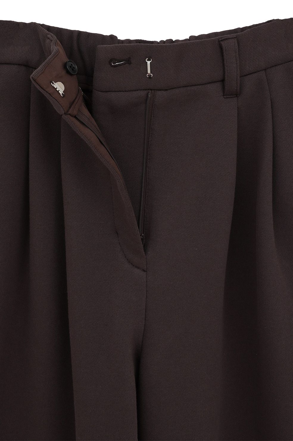 2タックスウェットパンツ - TWO TUCK SWEAT PANTS (BROWN)