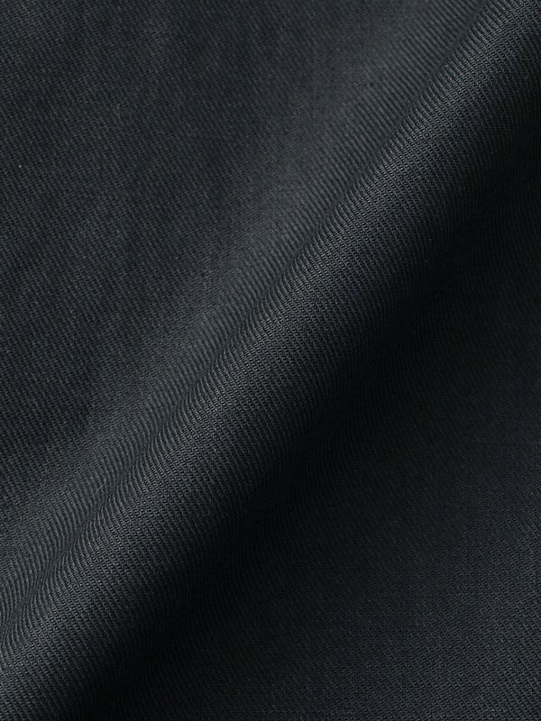 コットンリネンボリュームワンピース - BLACK