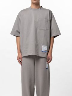 ヘビーウェイトジャージー ハーフスリーブTシャツ - Heavy Weight Jersey Half-sleeve T-shirt (LT/GREY)/GREY))