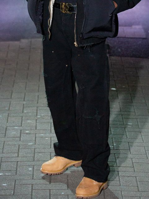 ボロペインターパンツ - BORO PAINTER PANTS - BLACK