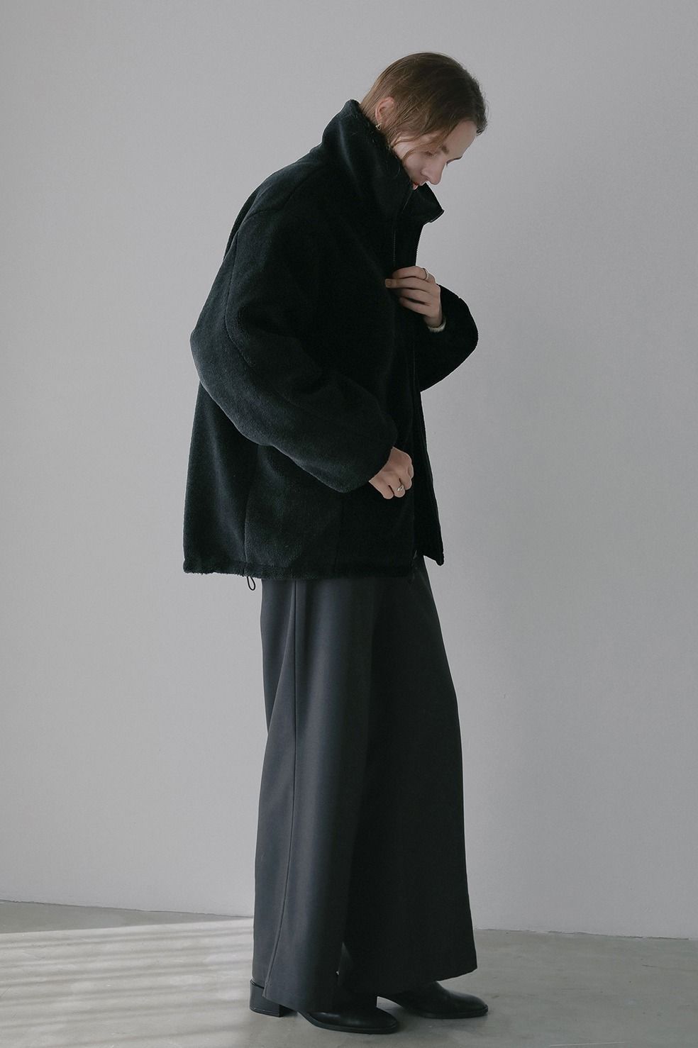 【TAION×MANOF】 リバーシブルダウンボアジャケット - REVERSIBLE DOWN BOA JACKET (BLACK)