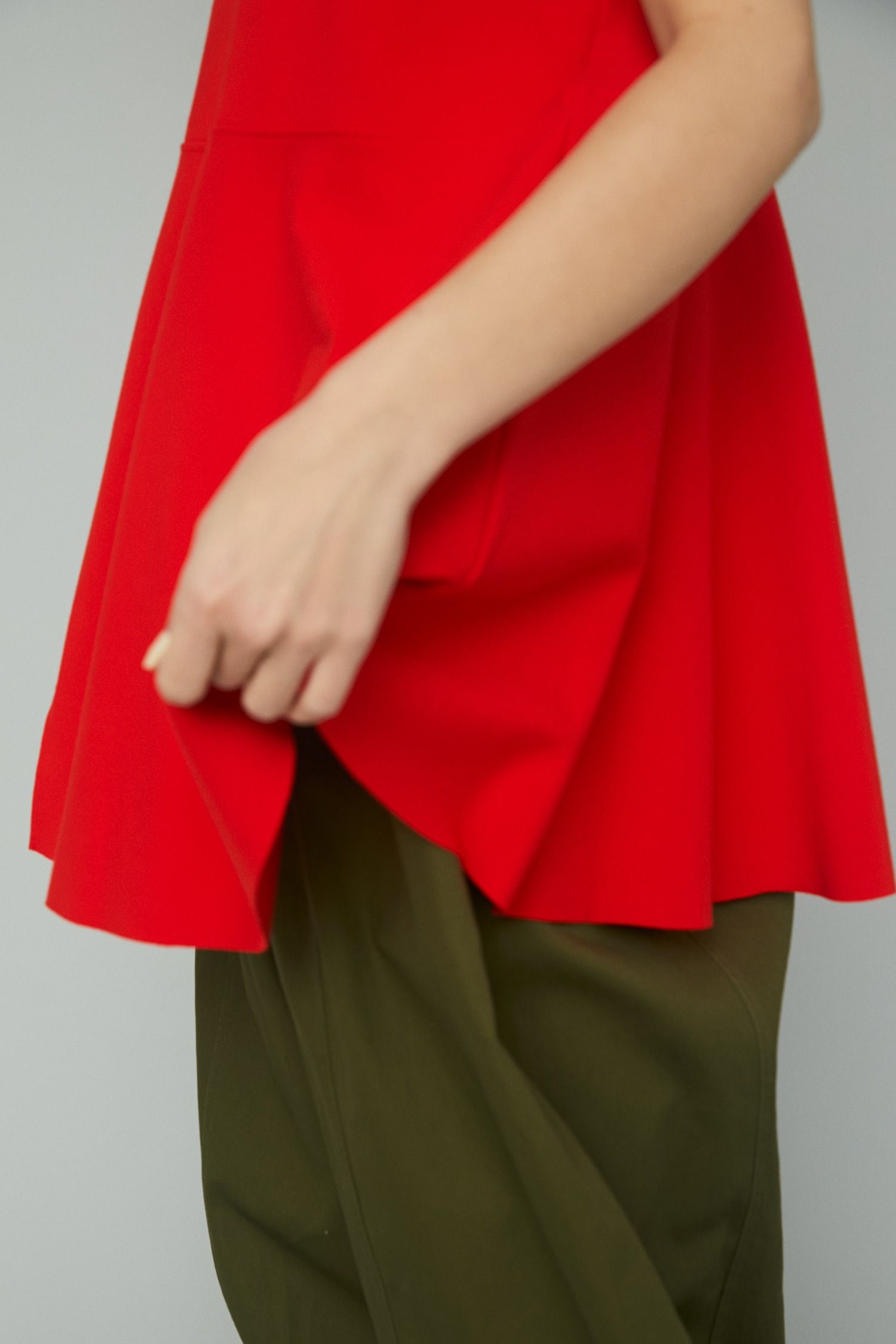 HeRIN.CYE - クロップド ポンチ トップス - Cropped ponte tops
