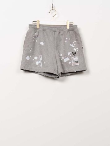 【レディース】 キッズステッカーショートパンツ - KIDS STICKER SHORT PANTS (GREY)