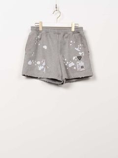【レディース】 キッズステッカーショートパンツ - KIDS STICKER SHORT PANTS (GREY)