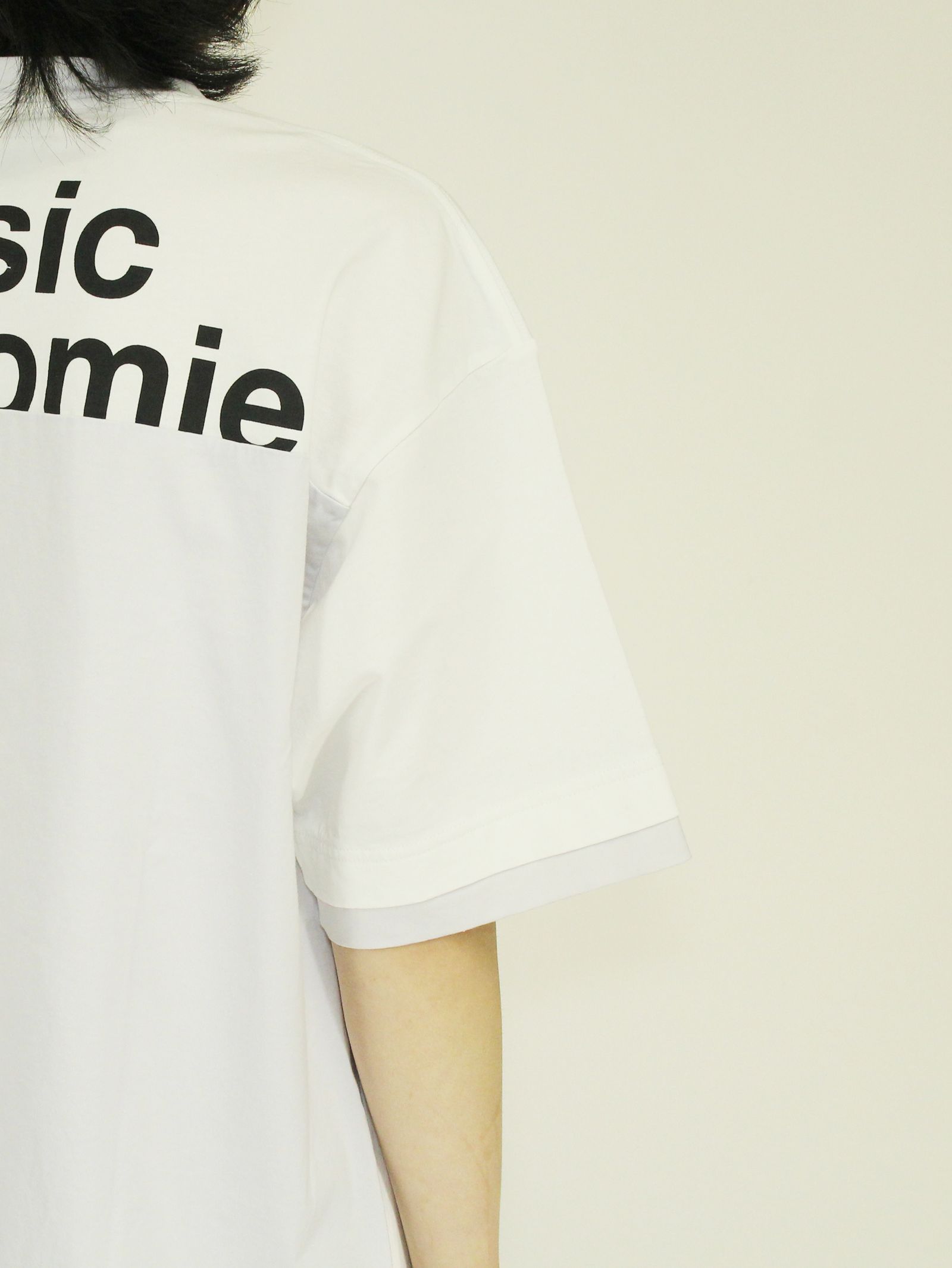 プリンテッドTシャツ - MMY Printed T-shirt - WHITE