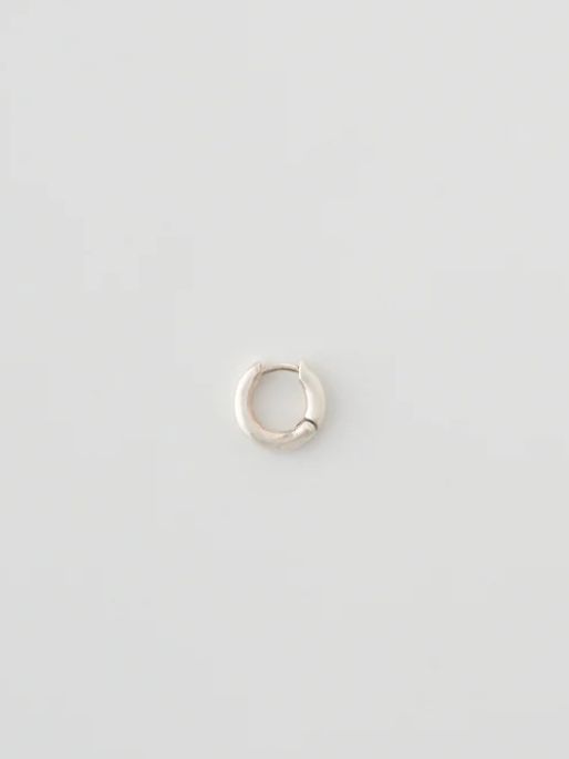 【片耳用】 クロスフープピアス - CROSS HOOP - SILVER
