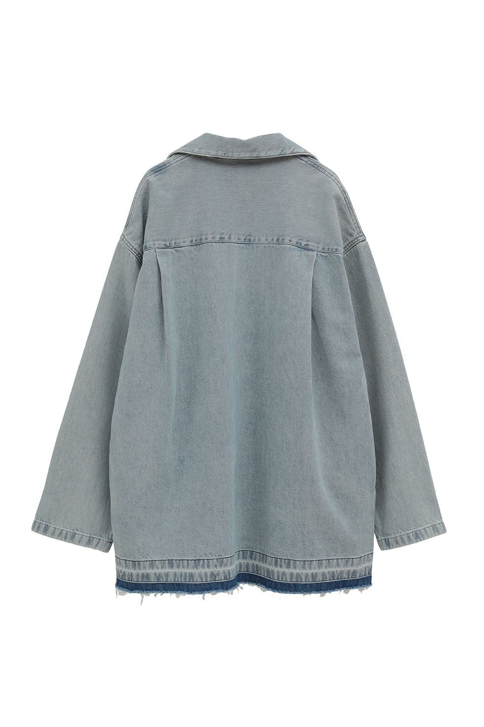 ライトオンス デニムシャツ - DENIM OVER SKIPPER SHIRTS (INDIGO)