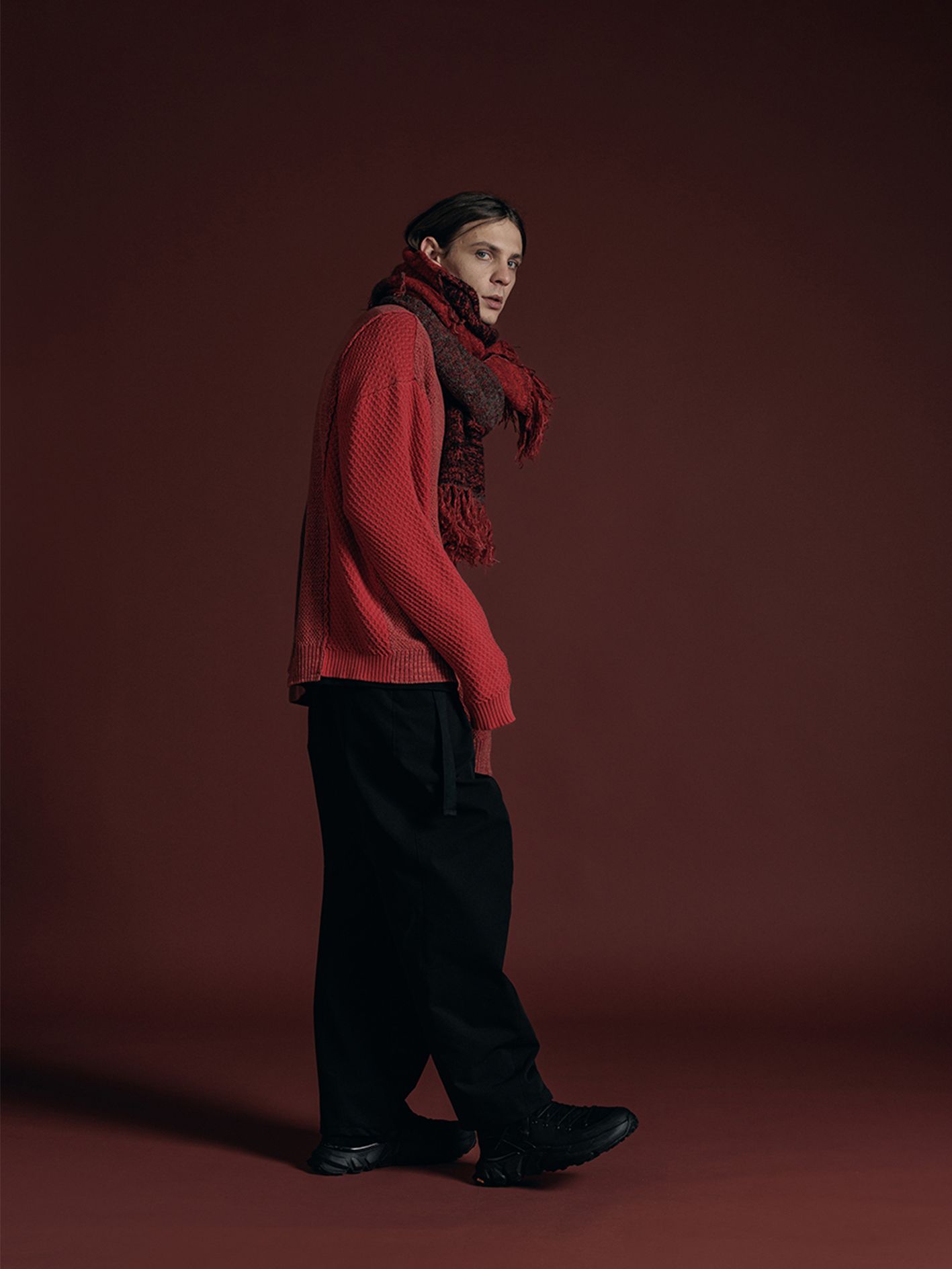GADID ANONIEM GUERIN / RED マフラー