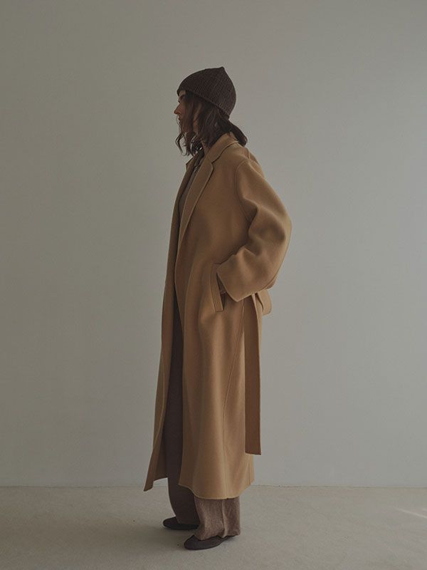 メルトンロングリバーコート (CAMEL)