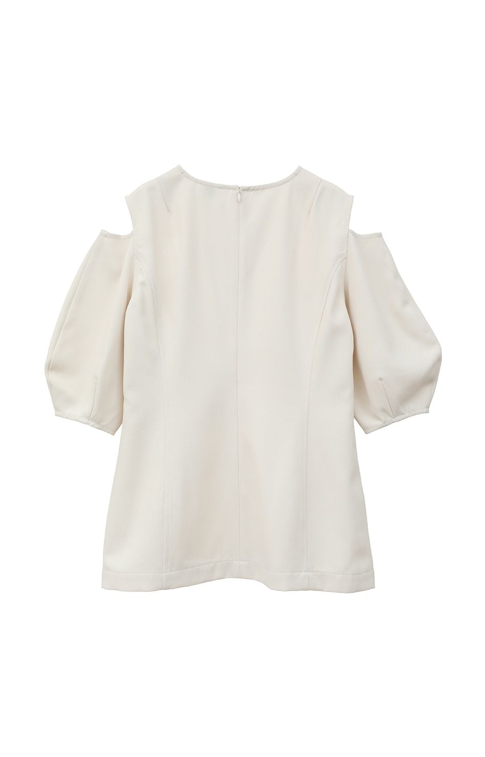 スラッシュショルダートップス - SLASH SHOULDER TOPS - IVORY