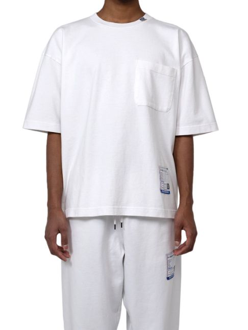 ヘビーウェイトジャージー ハーフスリーブTシャツ - Heavy Weight Jersey Half-sleeve T-shirt (WHITE)