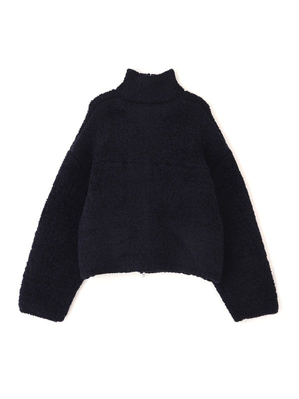 ボンディングニットフリースブルゾン （NAVY)