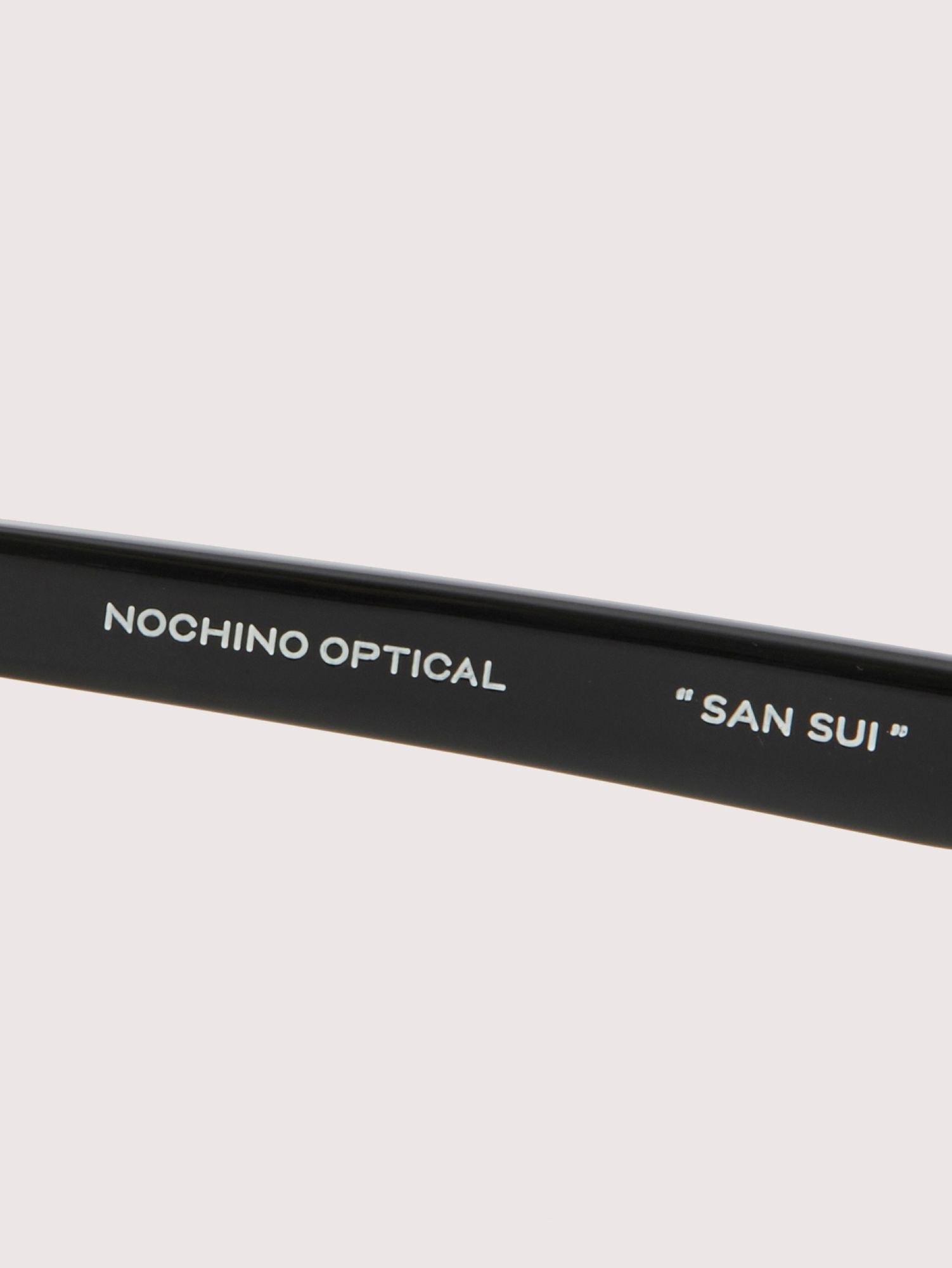 NOCHINO OPTICAL - 【SANSUI #1】 GLOSS BLACK × CLEAR to GREY (調光モデル) サングラス /  眼鏡 | ADDICT WEB SHOP