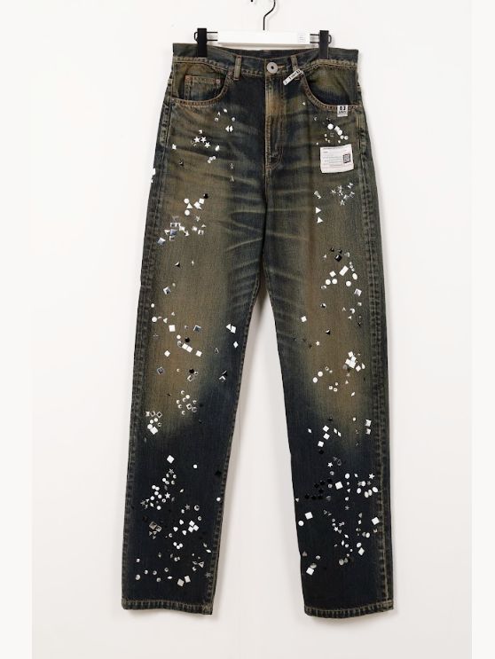 エンベリッシュド ジーンズ - EMBELLISHED JEANS (INDIGO)