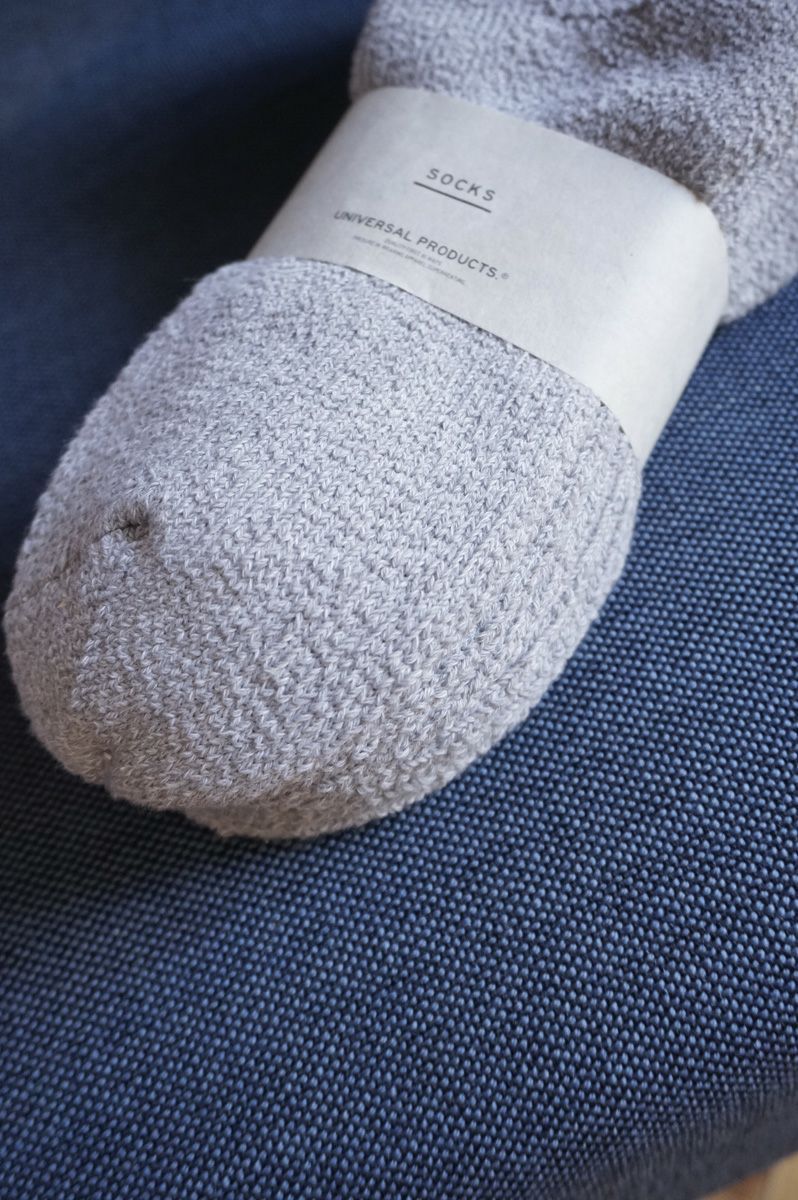 3足パック パイル靴下 - 3P PILE SOCKS - GREY
