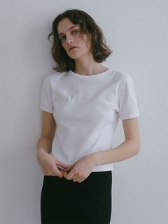 コンパクトフライスTee / カットソー  (WHITE)
