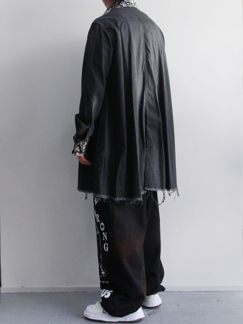KIDILL × MINEDENIM オールブラック コーデ